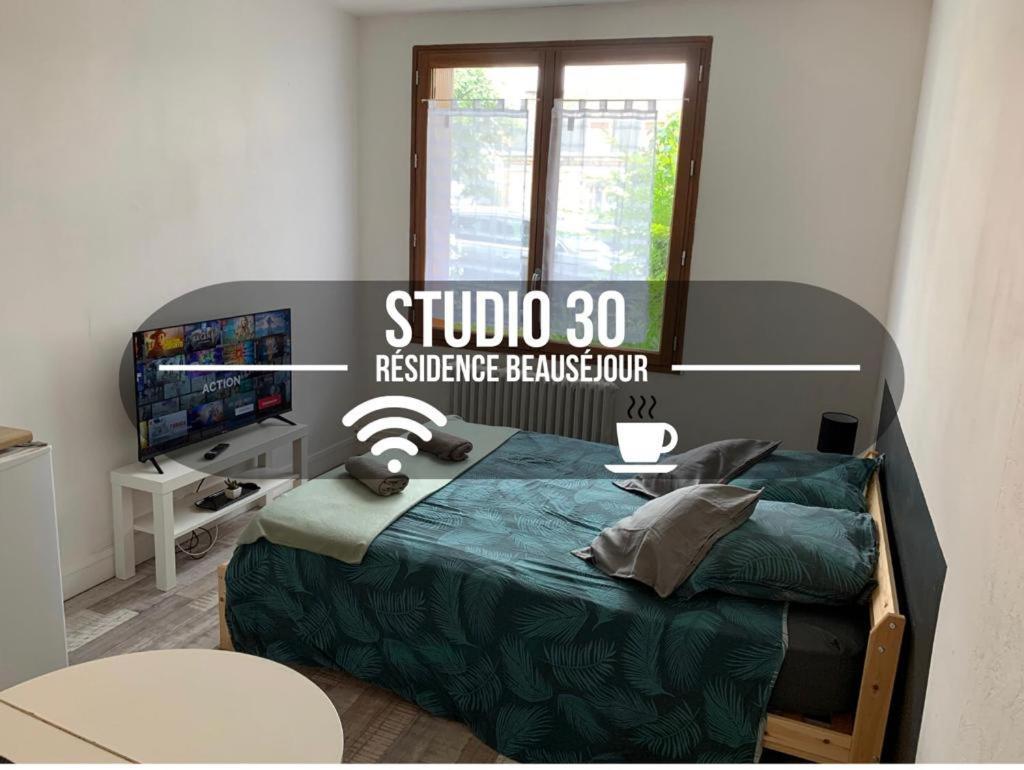 Studio 30 - Residence Beausejour - Fibre Wi Fi - Proche Centre Ville Troyes Exteriör bild